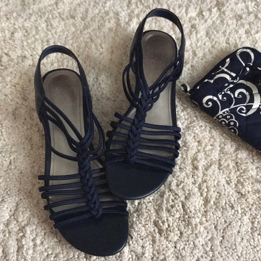 Navy Blue Sandals